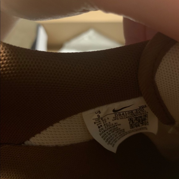 Pecan Air Force Ones Mens 9/Womens 10.5 - Picture 7 of 7